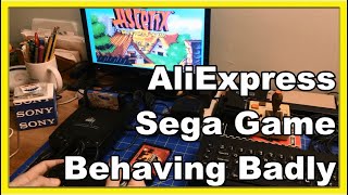Quick Clip: AliExpress Sega Genesis/Mega Drive Game Misbehaving