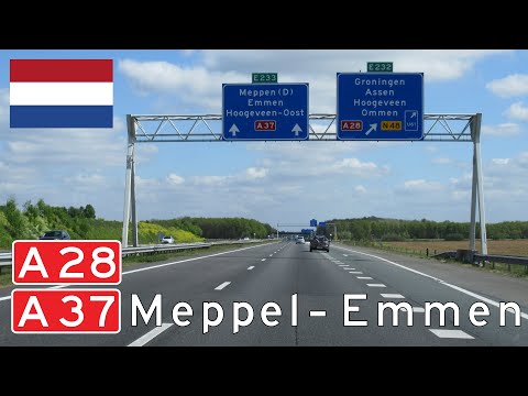 A28 + A37: Meppel - Emmen, NL