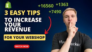 3 Easy Tips to Increase your Revenue for Your Webshop