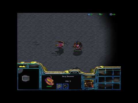 Devourer vs Arbiter (Starcraft Brood Wars)