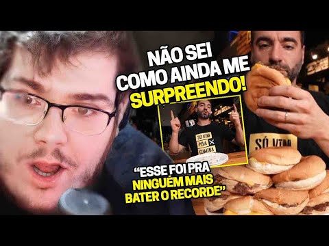 CASIMIRO REAGE: CORBUCCI EATS QUEBRANDO RECORDE NO RODÍZIO DE SMASH BURGER | Cortes do Casimito