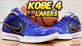 LAKERS KOBE’S!   Kickwho godkiller Kobe 4 Undefeated review & on foot!