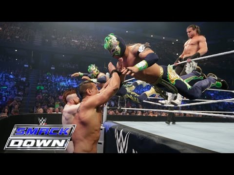 Dolph Ziggler & The Lucha Dragons vs. The League of Nations: SmackDown, February 18, 2016