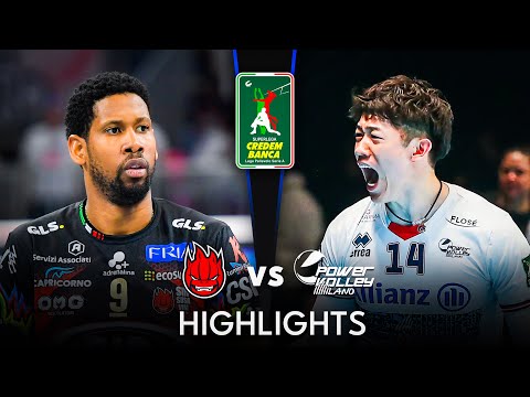 PERUGIA vs MILANO | Highlights | Superlega Semifinals | Round 1