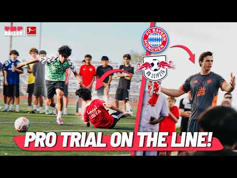 BEST 1V1 LEVEL WE'VE EVER SEEN? 🤯 1V1 IN L.A FOR A PRO TRIAL!! ft Bundesliga 🔥