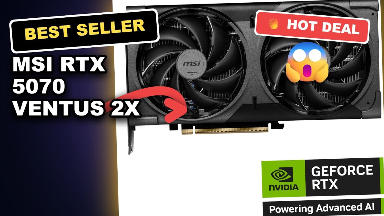 MSI RTX 5070 Ventus 2X OC Black Honest Review – Extreme Gaming Performance