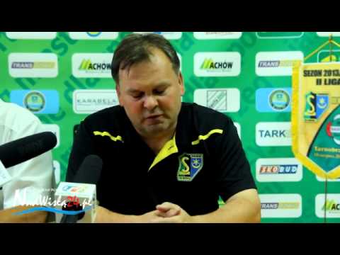 Siarka Tarnobrzeg - Radomiak Radom 2:1 (1:1) - konferencja prasowa, 10.08.2013