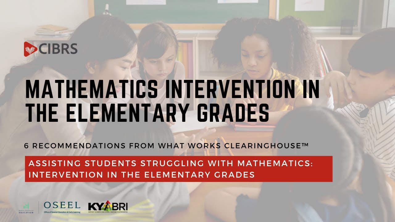 Mathematics Intervention in the Elementary Grades: Introduction