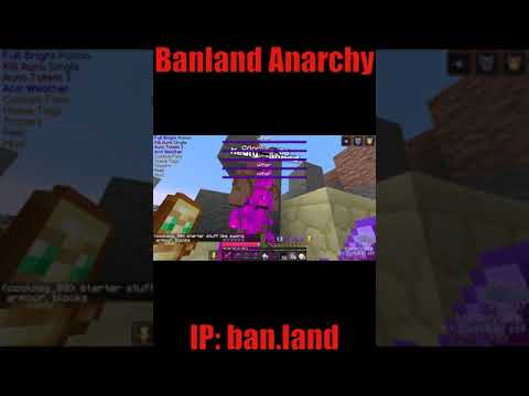 Banland Anarchy's End Turrets and End Prisons #shorts #minecraft  #minecraftanarchy