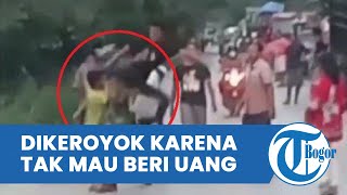 Detik-detik Sopir Truk Dikeroyok Preman Kampung karena Tak Mau Beri Uang, Pelaku Kini Diburu Polisi