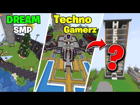 Mr Krishu - Exploring Minecraft Youtubers SMP | Dream SMP, Techno Gamerz World