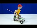 How To Make DC Motor Skiing Robot DIY Matchbox Crafts Amazing DC Motor Toys