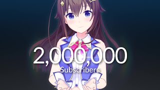 That one right there on the left...it's the video that sealed my fall on this rabbit hole, the point of no return!I knew about the 2M but didn't know they already reached 200 songs wow!!! The coincidence too lolCongrats to Hololive! And as the thumbnail shows, to Sora too, we have this because of her 💙▶（00:00:23 - 00:01:26） - チャンネル登録者200万人突破記念PV