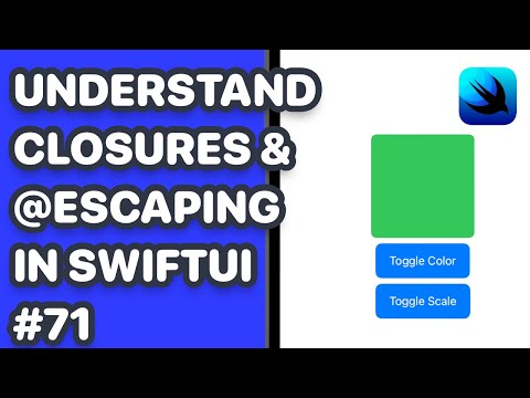 Communicate Between Views In SwiftUI With Closures, Understand Swift Closures & @escaping In Swift thumbnail