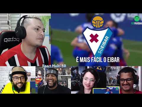 React Multi - GALO ELIMINADO 😂 FLAMENGO vs PALMEIRAS NA FINAL DA LIBERTA ( FutParódias )