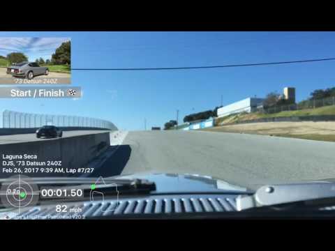 Datsun 240Z Laguna Seca, day 2