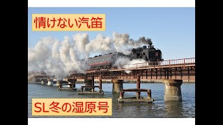 情けない汽笛　SL冬の湿原号