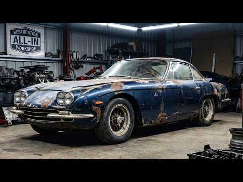 Thumbnail for This Rare 1967 Lamborghini 400 GT was Destroyed | Watch the Impossible Restoration #carrestoration by Lamborghini 400 GT