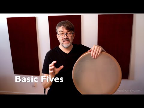 Ken Shorley - Frame Drum Lesson (Basic Fives)