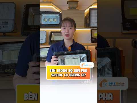Đèn Pha Led Năng Lượng Mặt Trời 300W P-SA300C | DMT Solar