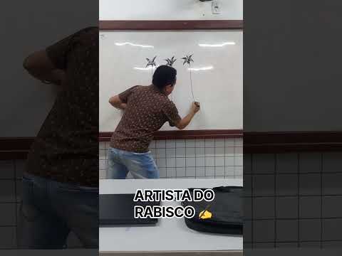 Professor Artista do Rabisco foi desafiado com rabiscos em Tufilândia-MA