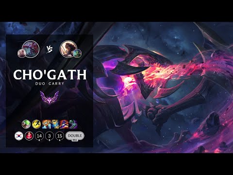 Cho'Gath Bot vs Samira - KR Master Patch 12.17