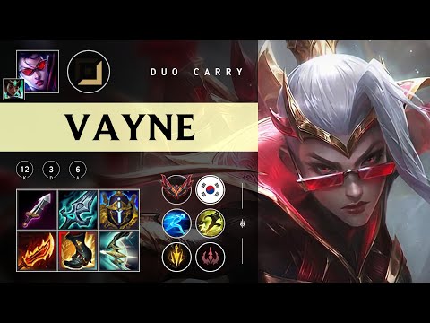 Vayne ADC vs Sivir - KR Grandmaster Patch 25.23