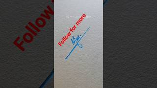 how to make professional signature #fancysignature #tiktok #drawing #art #calligraphy #funny #how