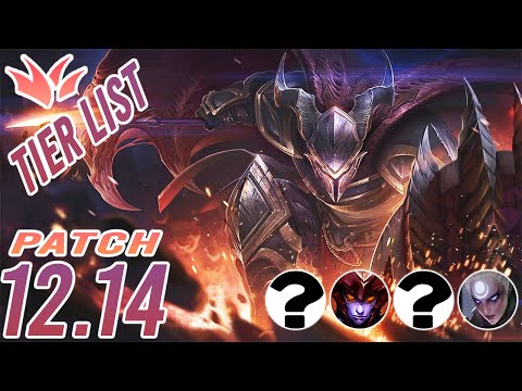 JUNGLE BEST ROLE AGAIN ?MASSIVE JUNGLE CHANGES PATCH 12.14 TIER LIST | League Of Legends #tierlist