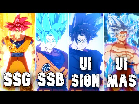 , title : 'Dragon Ball FighterZ: Goku SSG, SSGSS, UI Omen/Sign, UI Mastered (4K 60FPS)'