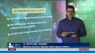 Braccio di ferro italiano sulle spese militari (Il Fatto del giorno)