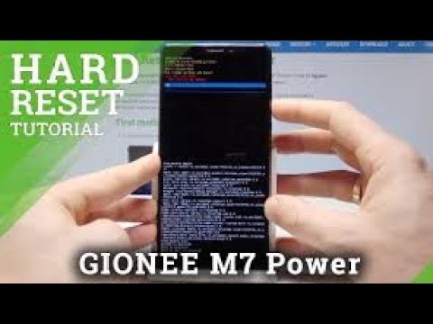 GIONEE (M7 POWER) HARD RESET
