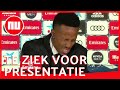 Real-aanwinst Militão loopt ziek weg bij presentatie | NU.nl