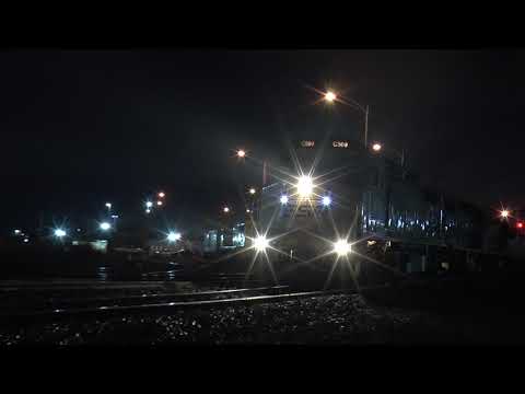 SSR 7 Locomotives and an Empty Grain Train - C509 C506 C504 GM27 T363 T381 GM22