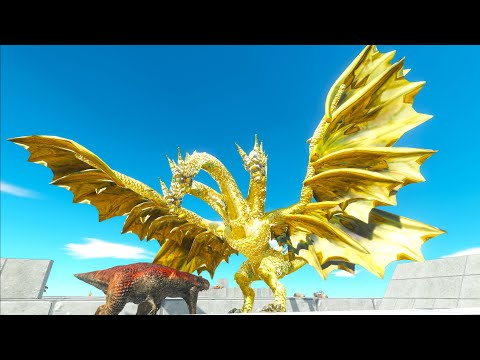 KING GHIDORAH vs ALL UNITS  - Animal Revolt Battle Simulator