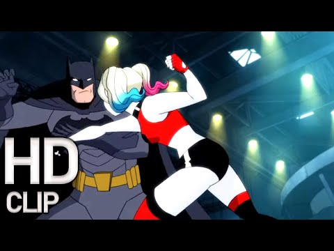Harley Quinn 1x4 Ivy and Harley fight Batman and Joker