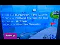 PBS KIDS Schedule Bumper Snow Mountain KCOS TV Late 2010
