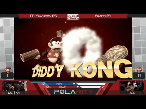 CFL Smackdown 126 WiiU - GxG | Kiki (Diddy Kong) vs AGO (Falcon) - Winners R3