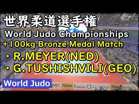 世界柔道 2019 +100kg 3位決定戦 R.MEYER vs G.TUSHISHVILI Judo