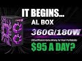 GPU MINING ALEPHIUM IS DEAD... Goldshell AL Box 360Gh/s 180w making $95 A DAY?