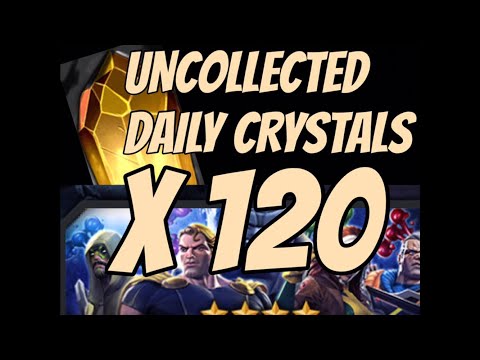 Daily crystal uncollected mcoc  x 120 /  Marvel contest of champions