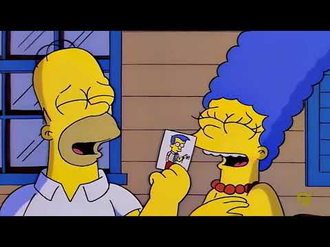 Se parece a ti cuatro ojos - Los Simpsons