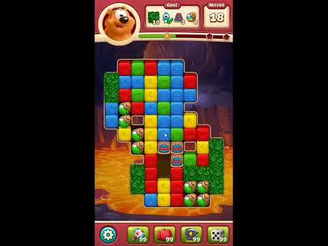 Toon Blast Level 6760 - NO BOOSTERS 🐻🐺🐱 | SKILLGAMING ✔️