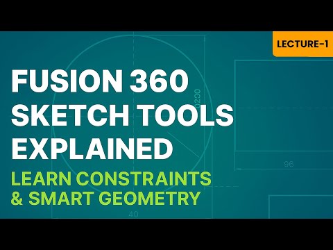 🎥 Fusion 360 Tutorial for Beginners | Learn Interface, Sketch, and 3D Basics Step-by-Step