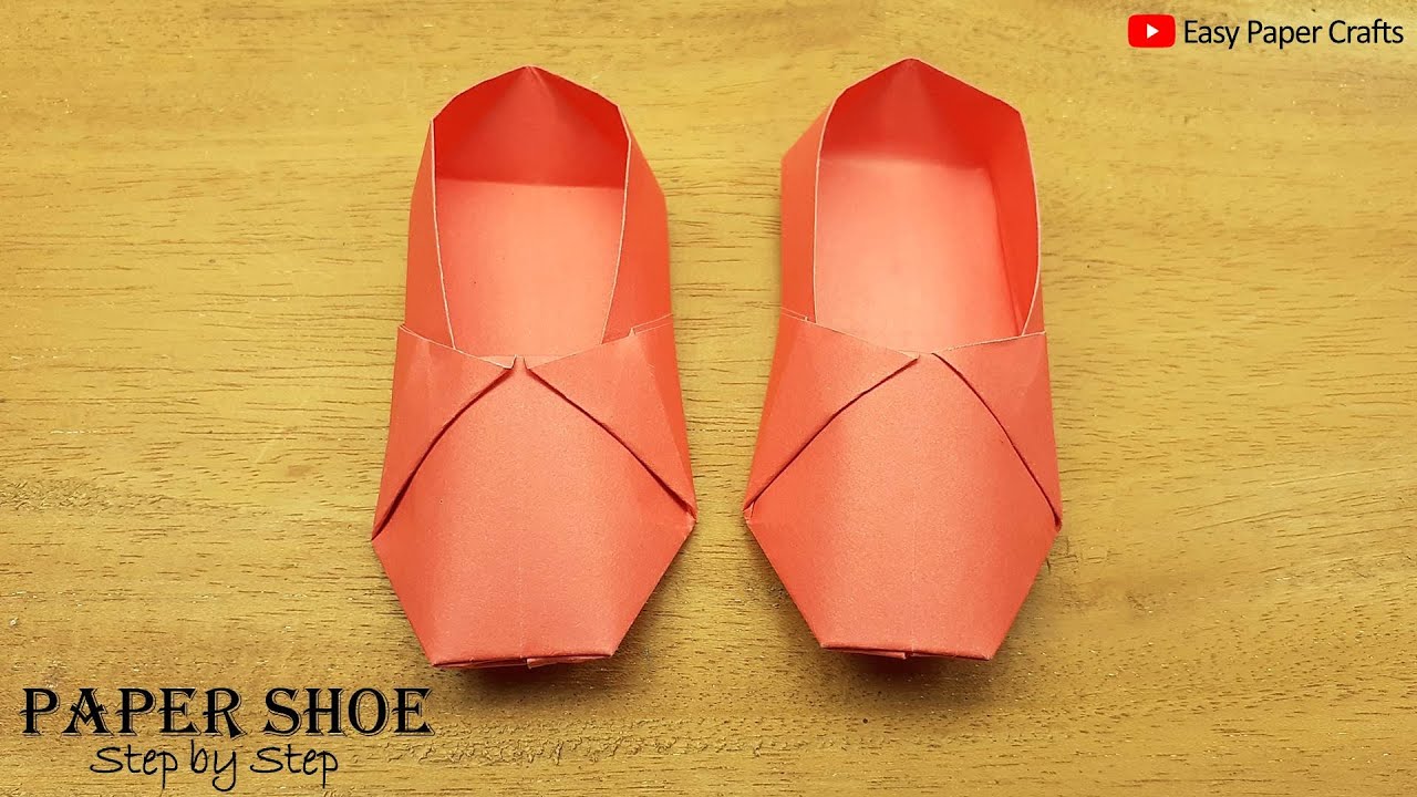 Origami Shoes: How to Make Paper Shoe | Paper Things Easy | Easy Paper Crafts Without Glue