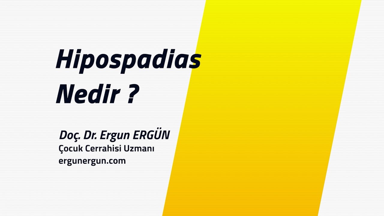 Hipospadias Nedir ?