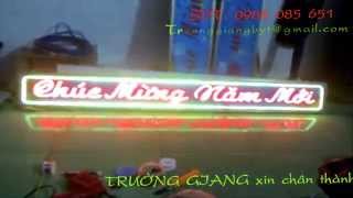 preview picture of video 'LED CHÚC MỪNG NĂM MỚI (QC Sinh Viên Trường Giang)'