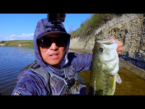 Big Bass BLOWUP on the FROG!! (Boundary Dam, Saskatchewan)