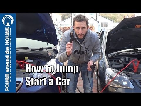 How to jump start a car with booster cables or jump leads. Start a flat car battery made easy!