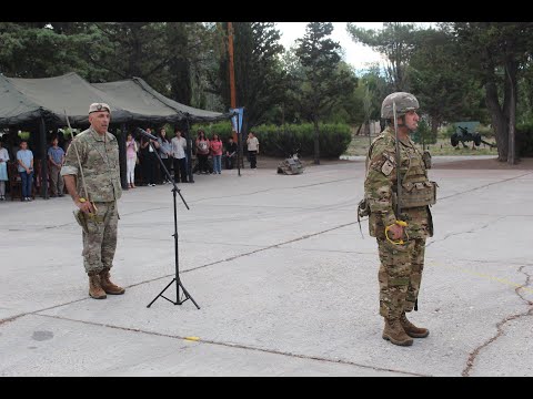 BASE APOYO LOGÍSTICO ZAPALA: PUESTA EN POSESIÓN DEL JEFE ENTRANTE, TTE. CORONEL CÉSAR F. RODRÍGUEZ